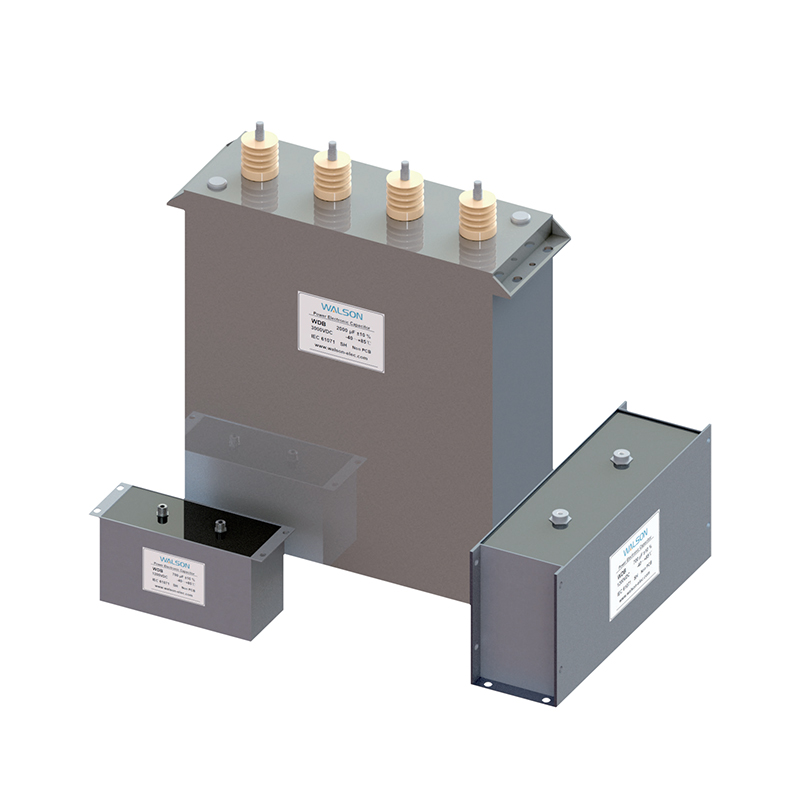 Condensator DC-Link de tip uscat seria WDB pentru electronice de putere (carcasa din otel)