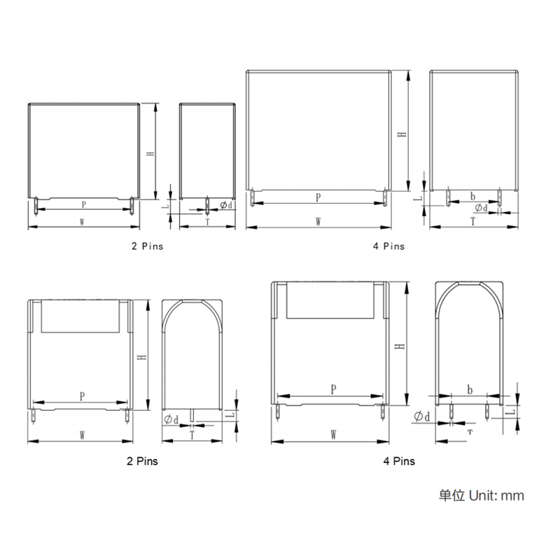 Condensator Snubber seria WSC pentru IGBT pentru PCB